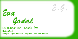 eva godal business card